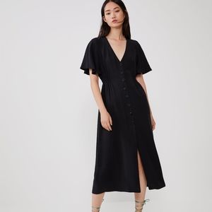 Zara front button dress